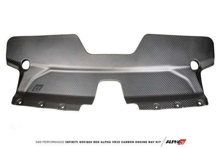 AMS Performance Infiniti 17+ Q60 / 16+ Q50 3.0TT Alpha Matte Carbon Front Duct - Attacking the Clock Racing