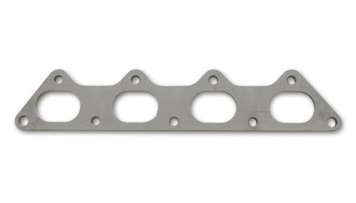 Vibrant T304 SS Exhaust Manifold Flange for Mitsubishi 4G63 motor 3/8in Thick - Attacking the Clock Racing