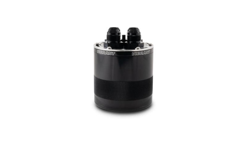 Vibrant Small 0.75L 4-Port Catch Can Assembly - Attacking the Clock Racing