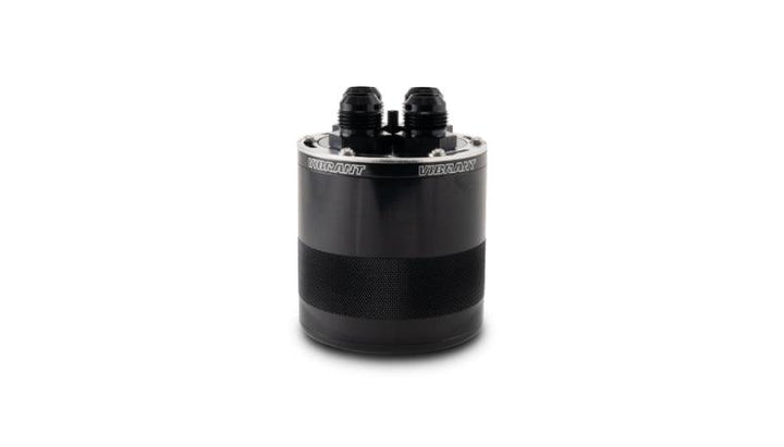 Vibrant Small 0.75L 4-Port Catch Can Assembly - Attacking the Clock Racing