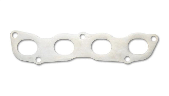 Vibrant Mild Steel Exhaust Manifold Flange for Honda/Acura K-Series motor 1/2in Thick - Attacking the Clock Racing