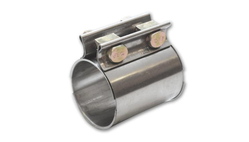 Vibrant TC Series Heavy Duty SS Exhaust Sleeve Butt Joint Clamp for 2.5in O.D. Tubing - Attacking the Clock Racing