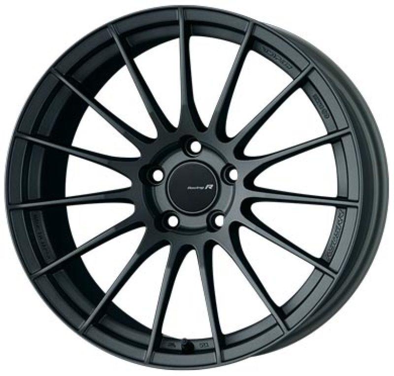 Enkei RS05-RR 18x10.5 22mm ET 5x114.3 75.0 Bore Matte Gunmetal Wheel Evo 10 - Attacking the Clock Racing