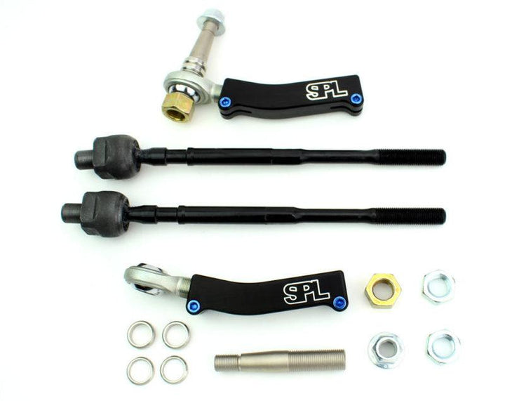SPL Parts 89-05 Mazda Miata (NA/NB) Tie Rod Ends (Bumpsteer Adjustable/Manual Rack Only) - Attacking the Clock Racing