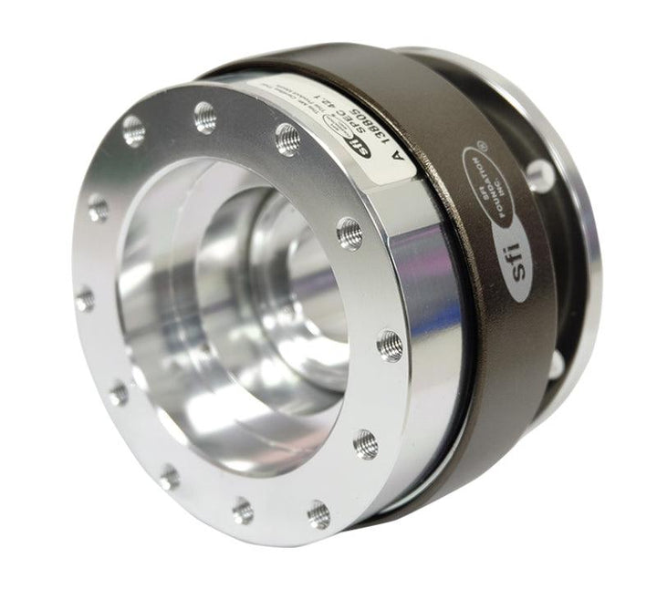 NRG Quick Release Gen 2.0 - Silver Body / Chrome Ring SFI Spec 42.1 - Attacking the Clock Racing