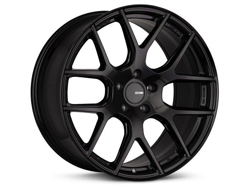 Enkei XM-6 18x8 5x120 40mm Offset 72.6mm Bore Gloss Black Wheel - Attacking the Clock Racing