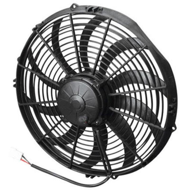 SPAL 1840 CFM 14in High Performance Fan - Push/Curved (VA08-AP71/LL-53S) - Attacking the Clock Racing