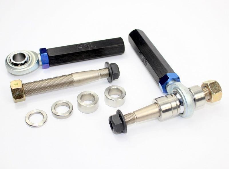 SPL Parts 2013+ Subaru BRZ/Toyota 86 Front Tie Rod Ends (Bumpsteer Adjustable) - Attacking the Clock Racing