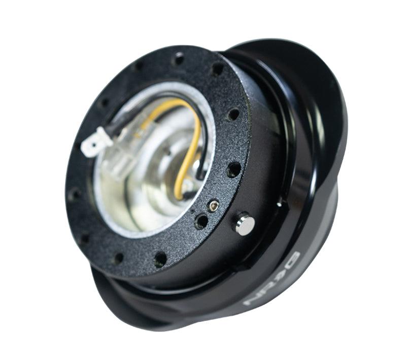 NRG Quick Release Gen 2.2 - Black Body / Shiny Black Oval Ring - Attacking the Clock Racing