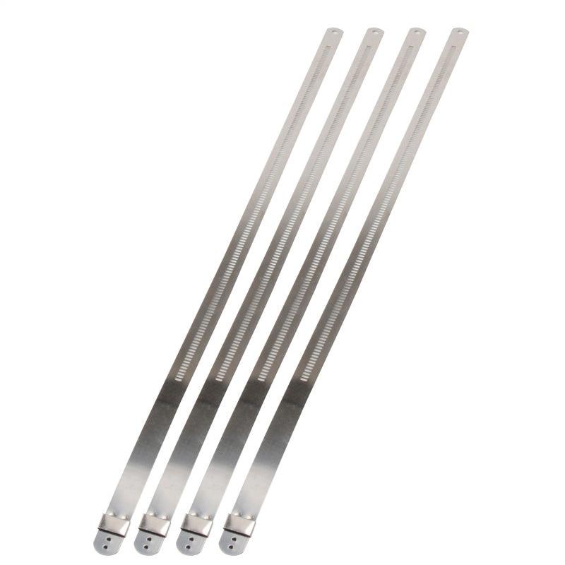 DEI Stainless Steel Positive Locking Tie 1/2in (12mm) x 14in - 4 per pack - Attacking the Clock Racing