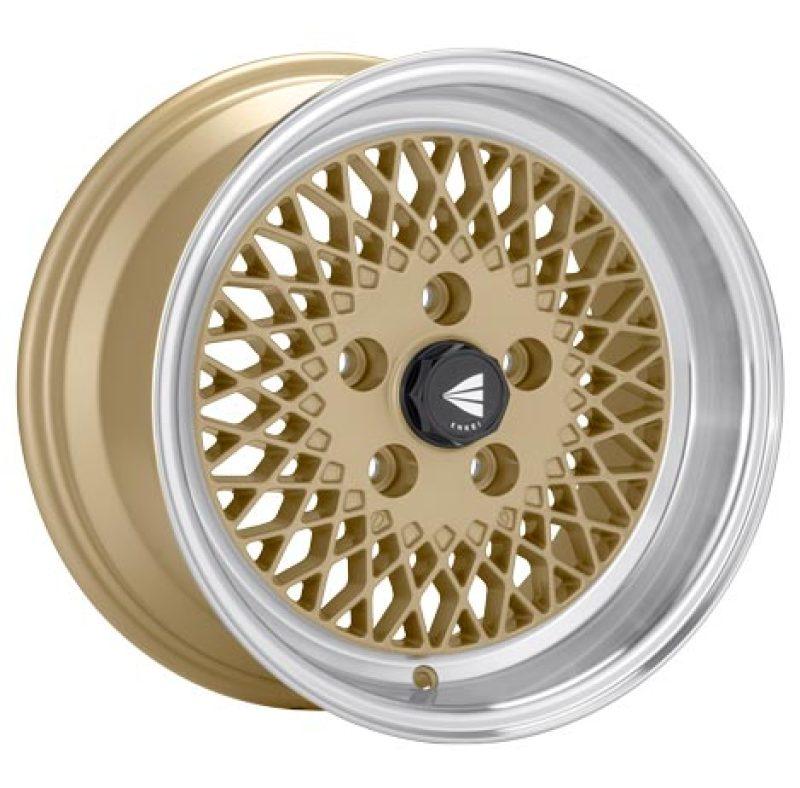 Enkei92 Classic Line 15x7 38mm Offset 4x100 Bolt Pattern Gold Wheel - Attacking the Clock Racing