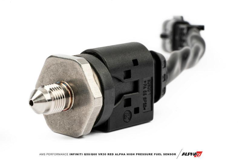 AMS Performance Infiniti Q50/Q60 VR30 Red Alpha High Pressure Fuel Sensor - Attacking the Clock Racing