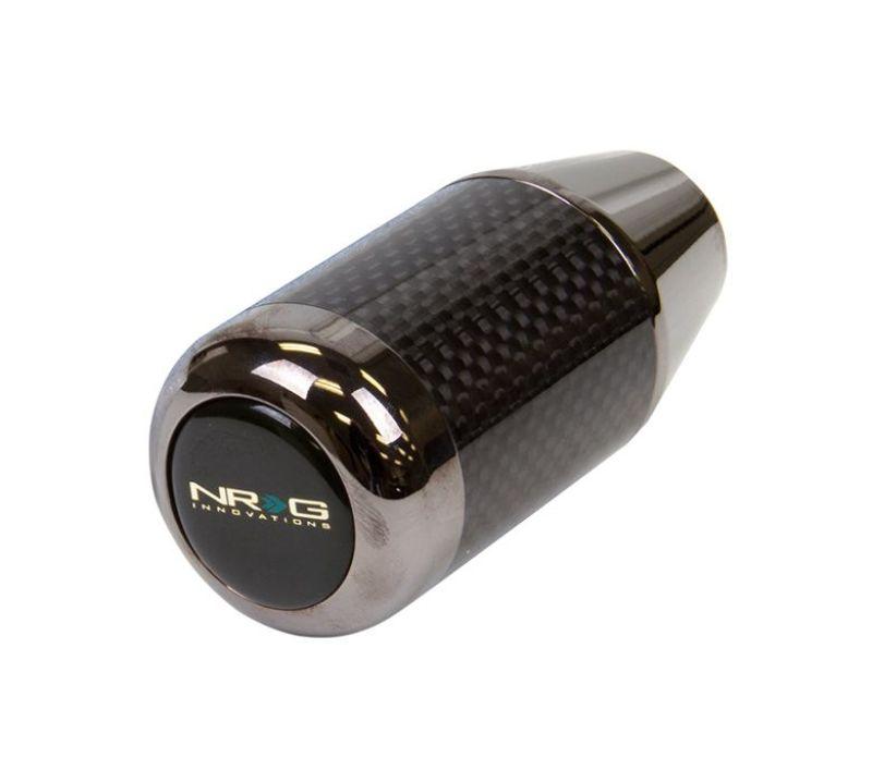 NRG Universal Fatboy Style Shift Knob w/Carbon Fiber Ring - Attacking the Clock Racing