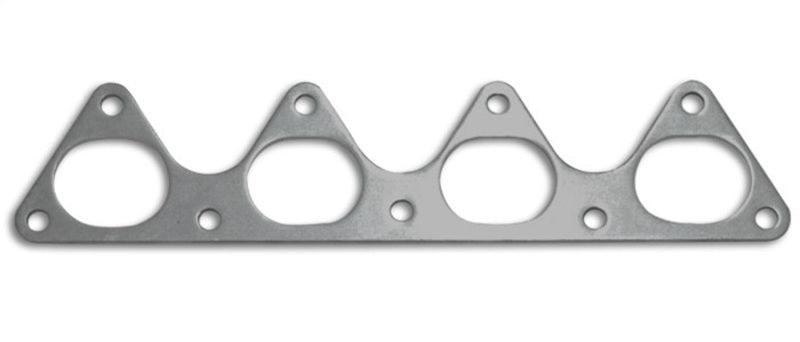 Vibrant T304 SS Exhaust Manifold Flange for Honda/Acura D-series motor 3/8in Thick - Attacking the Clock Racing
