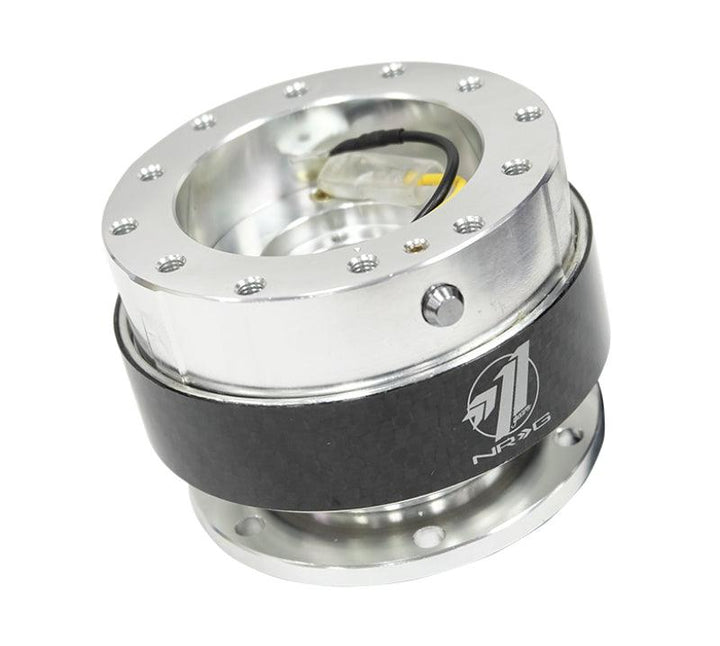 NRG Quick Release Gen 1.5 - Black Body / Carbon Fiber Ring - Attacking the Clock Racing