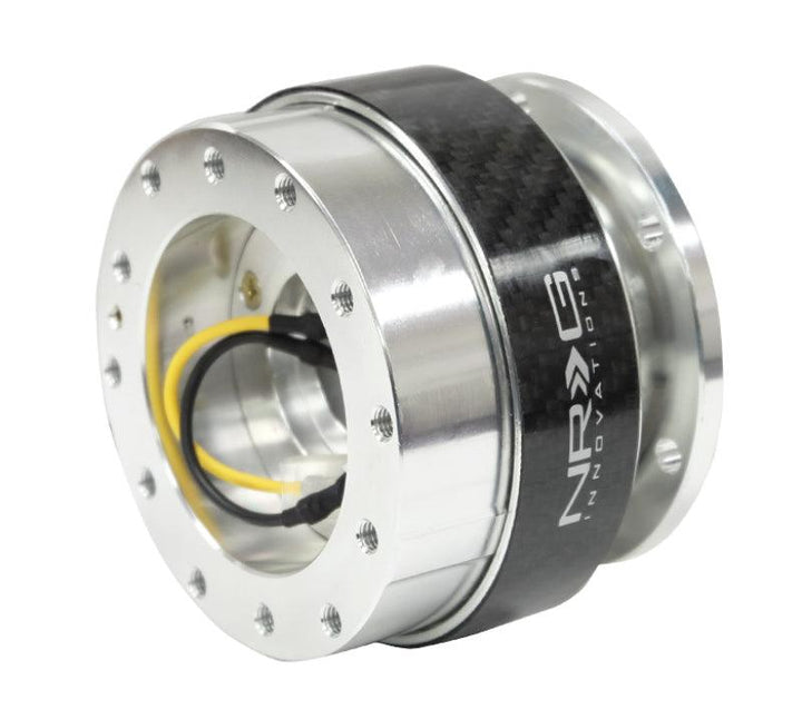 NRG Quick Release Gen 1.5 - Black Body / Carbon Fiber Ring - Attacking the Clock Racing