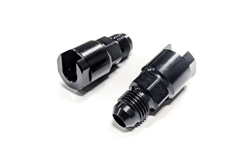Haltech Flex Fuel Fittings 3/8 (GM Spring Lock) to -6AN Male - Attacking the Clock Racing