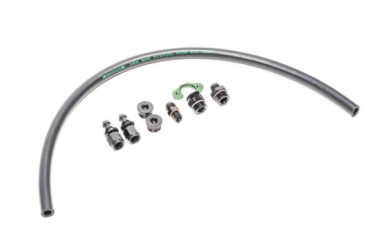 Radium Mitsubishi 4G63 Early Fuel Rail Plumbing - Attacking the Clock Racing