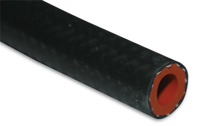 Vibrant 1in (25mm) I.D. x 20 ft. Silicon Heater Hose reinforced - Black - Attacking the Clock Racing