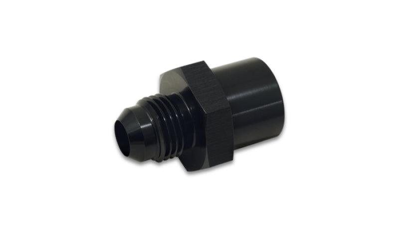 Vibrant M14 x 1.5 Female to -6AN Male Flare Adapter - Anodized Black - Attacking the Clock Racing
