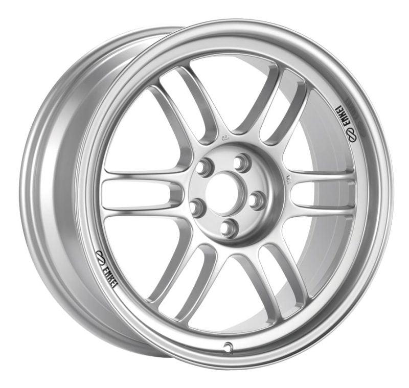Enkei RPF1 17x8 5x114.3 35mm Offset 73mm Bore Silver Wheel Evo 8/9 - Attacking the Clock Racing