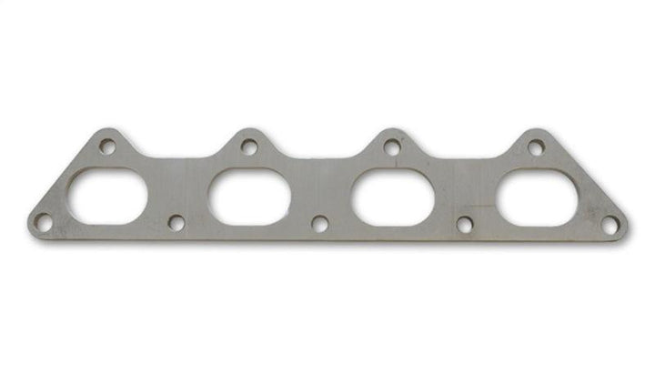 Vibrant T304 SS Exhaust Manifold Flange for Mitsubishi 4G63 motor 3/8in Thick - Attacking the Clock Racing