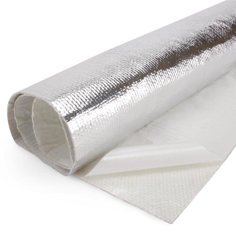 DEI Heat Screen 36in x 40in - Mylar Radiant Glass Fiber Matting w/Adhesive Backing - Attacking the Clock Racing