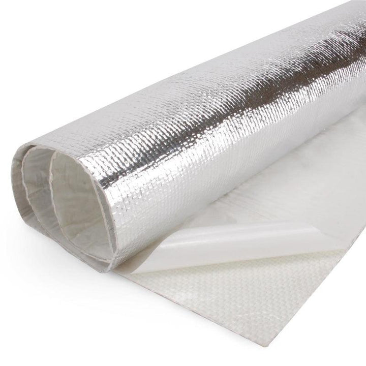 DEI Heat Screen 36in x 40in - Mylar Radiant Glass Fiber Matting w/Adhesive Backing - Attacking the Clock Racing