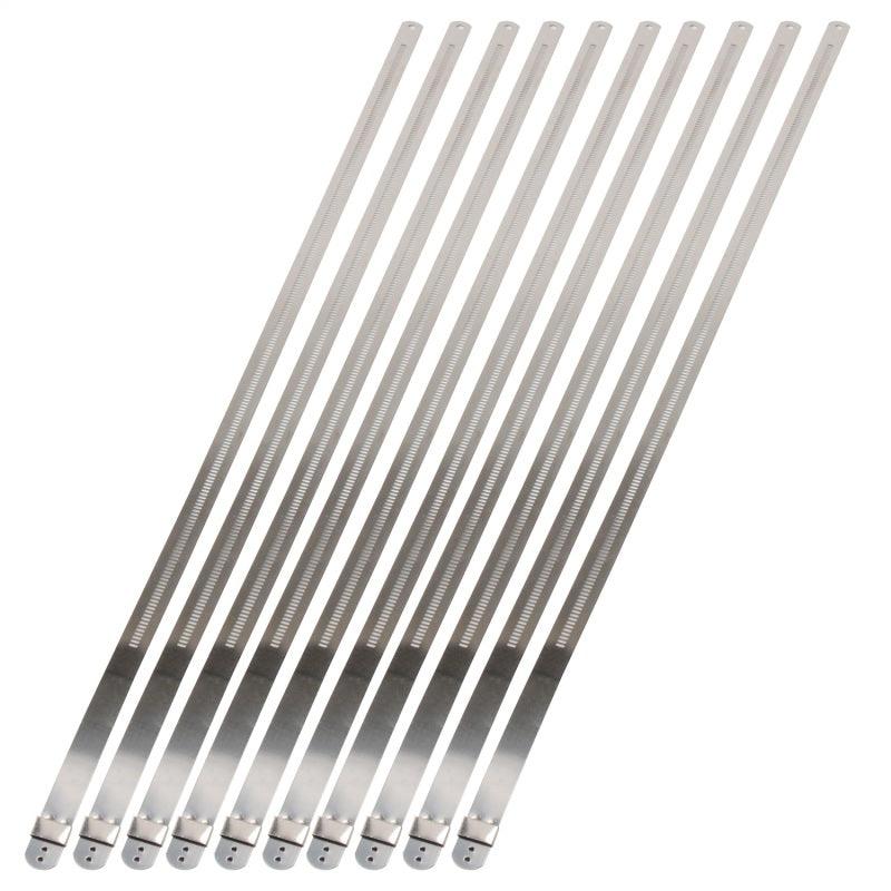 DEI Stainless Steel Positive Locking Tie 1/2in (12mm) x 20in - 10 per pack - Attacking the Clock Racing