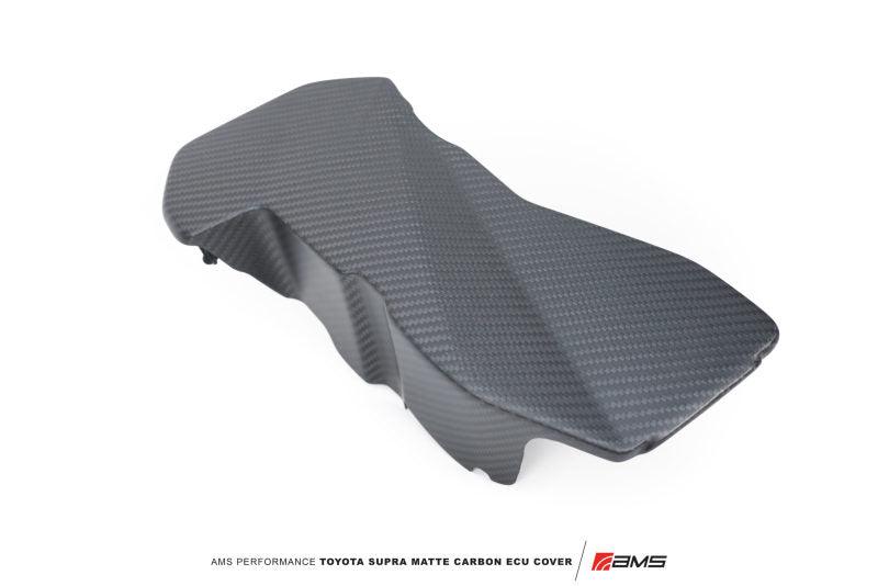 AMS Performance 2020+ Toyota GR Supra Carbon Fiber ECU Cover - Matte Carbon - Attacking the Clock Racing