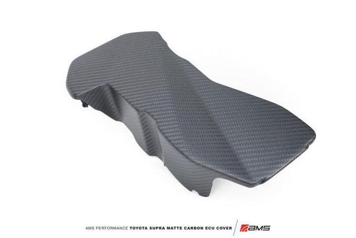 AMS Performance 2020+ Toyota GR Supra Carbon Fiber ECU Cover - Matte Carbon - Attacking the Clock Racing