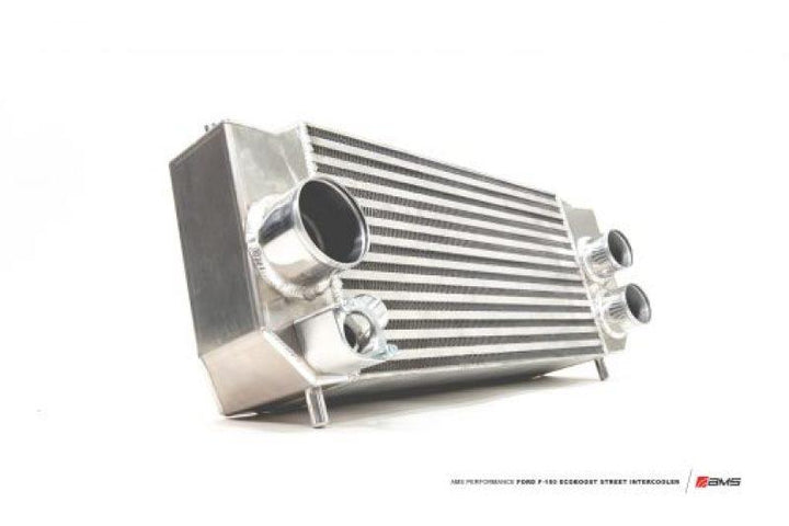 AMS Performance 2015+ Ford F-150 2.7L/3.5L / 17-19 Ford Raptor 3.5L 5.5in Thick Intercooler Upgrade - Attacking the Clock Racing