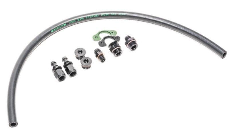Radium Mitsubishi 4G63 Early Fuel Rail Plumbing - Attacking the Clock Racing