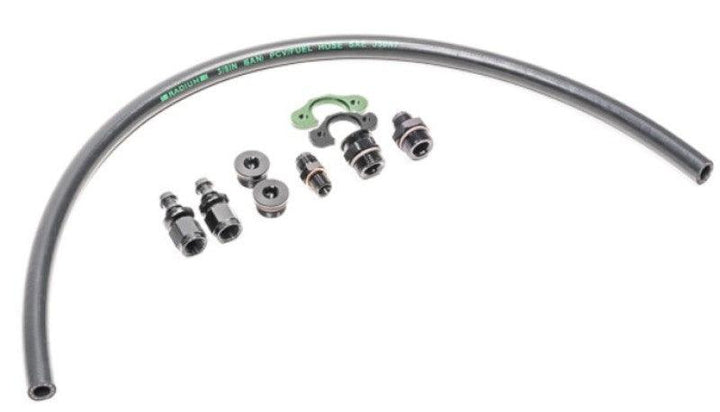 Radium Mitsubishi 4G63 Early Fuel Rail Plumbing - Attacking the Clock Racing