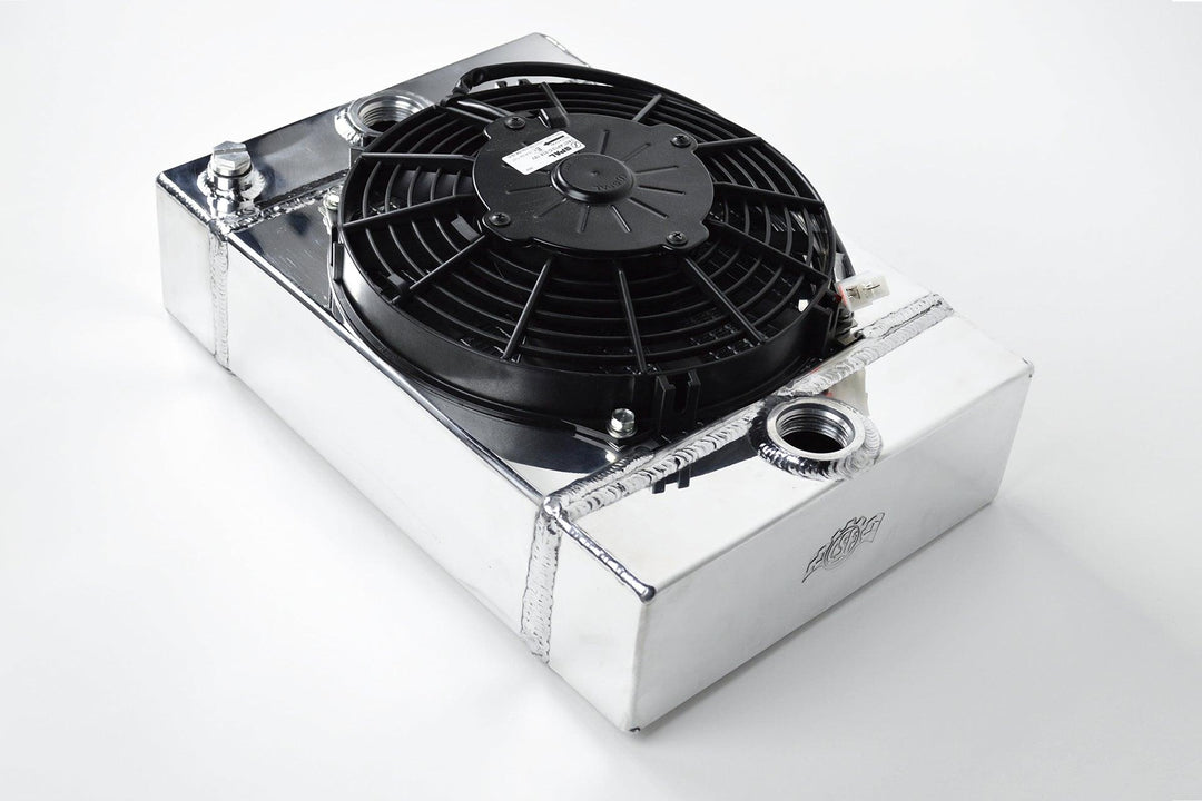 CSF - 7065 The KING Cooler - Ultimate Drag Race Radiator w/ SPAL Fan & Mounting Kit - Attacking the Clock Racing