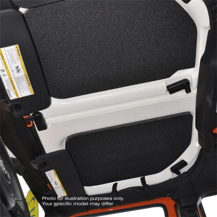 DEI 20-22 Jeep Gladiator JT 4-Door Boom Mat Complete Headliner Kit - 7 Piece - White - Attacking the Clock Racing
