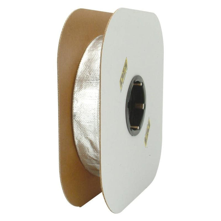 DEI Heat Sheath 1-1/2in I.D. x 3ft - Aluminized Sleeving - Sewn Edge - Attacking the Clock Racing