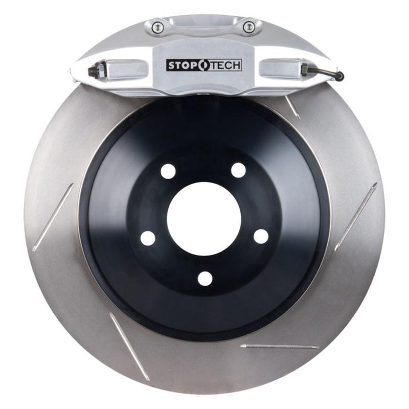 StopTech 99-05 VW Golf/GTi/Jetta Front BBK 1PC Touring 312/ST41 Silver Caliper 328x28 Slotted Rotor - Attacking the Clock Racing