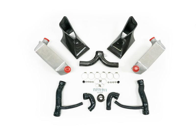 AMS Performance Porsche 997.2TT Alpha Intercooler System (For Stock Framed Turbos) - Attacking the Clock Racing