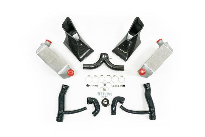 AMS Performance Porsche 997.2TT Alpha Intercooler System (For Stock Framed Turbos) - Attacking the Clock Racing