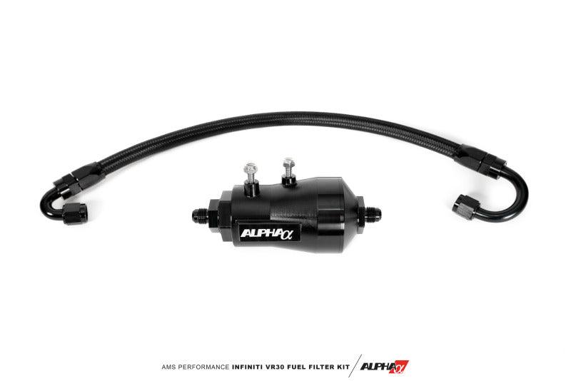 AMS Performance Infiniti Q50/Q60 Red Alpha Flex Fuel Filter Kit (For Use w/ AMS Flex Fuel Kit) - Attacking the Clock Racing