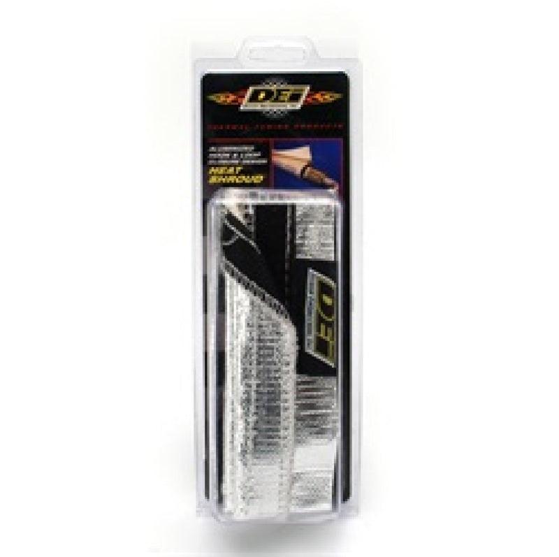 DEI Heat Shroud 1in I.D. x 3ft - Aluminized Sleeving - Hook and Loop Edge - Attacking the Clock Racing