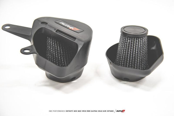 AMS Performance 2016+ Infiniti Q50 / 2017+ Infiniti Q60 Alpha Cold Air Intake Kit - Attacking the Clock Racing