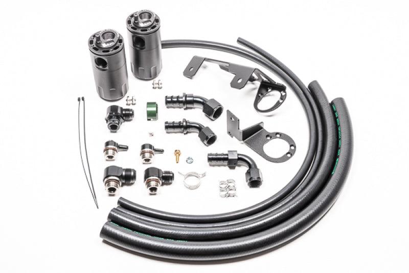 Radium Engineering Dual Catch Can Kit MK5 Supra Fluid Lock - Attacking the Clock Racing