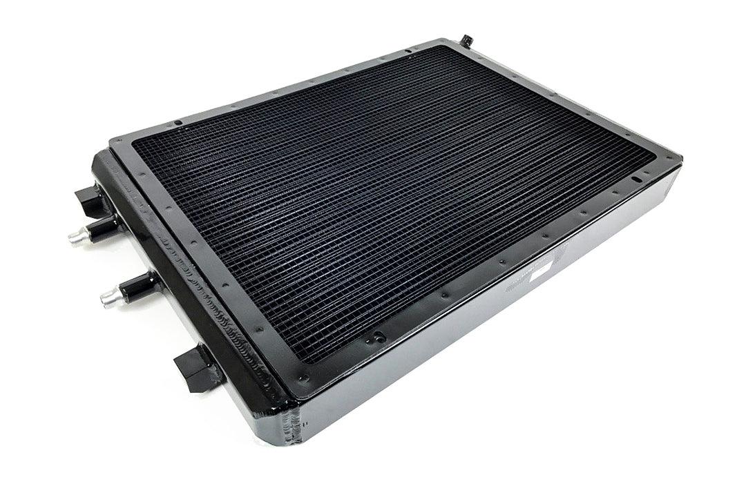 CSF -  BMW F8X M3/M4 Front Mount Heat Exchanger w/ rock guard - Black - Attacking the Clock Racing