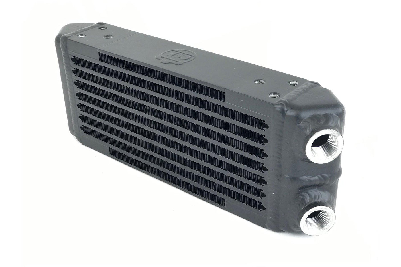 CSF - 8119 Universal Dual-Pass Oil Cooler - M22 x 1.5 connections - 13L x 4.75H x 2.16W - Attacking the Clock Racing