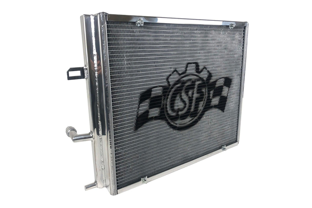 CSF -  BMW F3X/F2X B58/B48 Triple-Pass Heat Exchanger w/ Rock Guard - Silver - Attacking the Clock Racing
