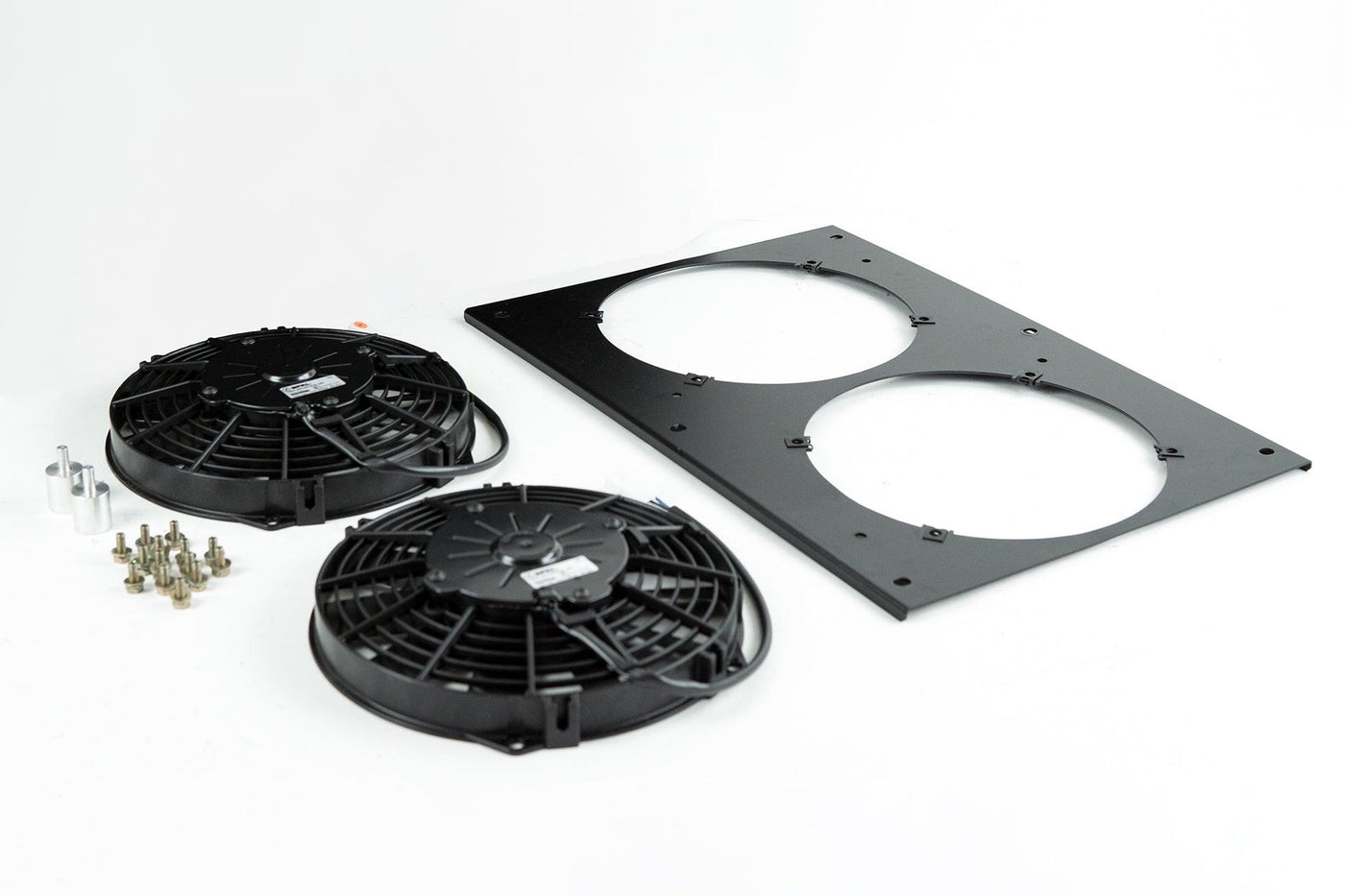 CSF - 8180 Porsche 944 All-Aluminum Fan Shroud w/ Dual 9-inch SPAL Fan - Attacking the Clock Racing