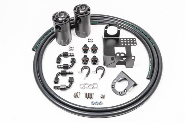 Radium Engineering 90-05 Mazda MX-5 Dual Catch Can Kit Fluid Lock - Attacking the Clock Racing