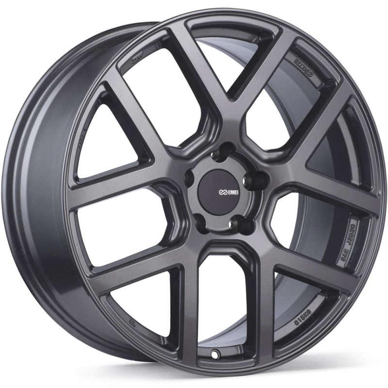 Enkei YX-5 18x8 5x114.3 45mm Offset 72.6mm Bore Gunmetal Wheel - Attacking the Clock Racing